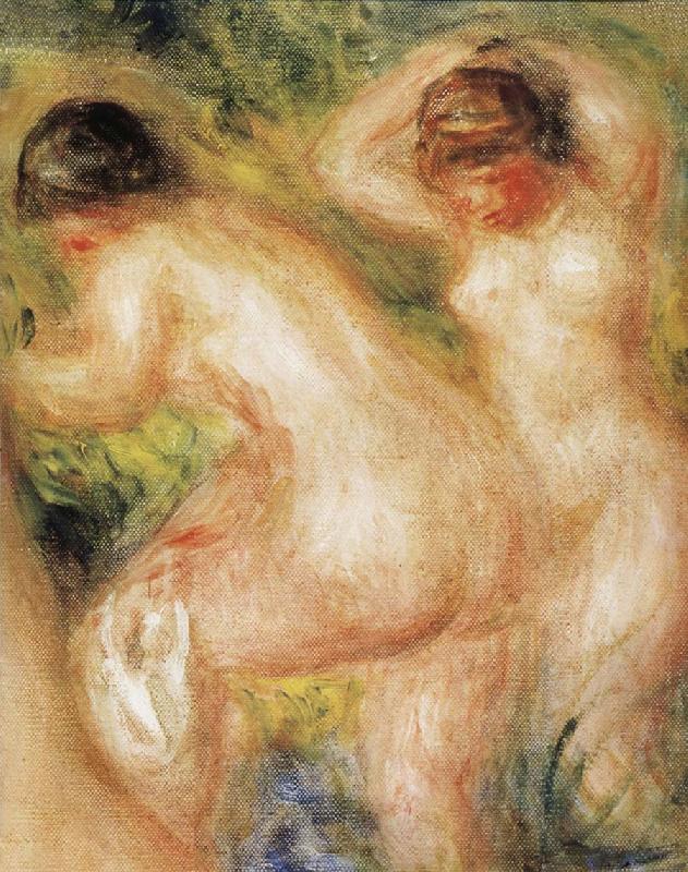 Pierre Renoir Seated Nude (detail) oil painting picture